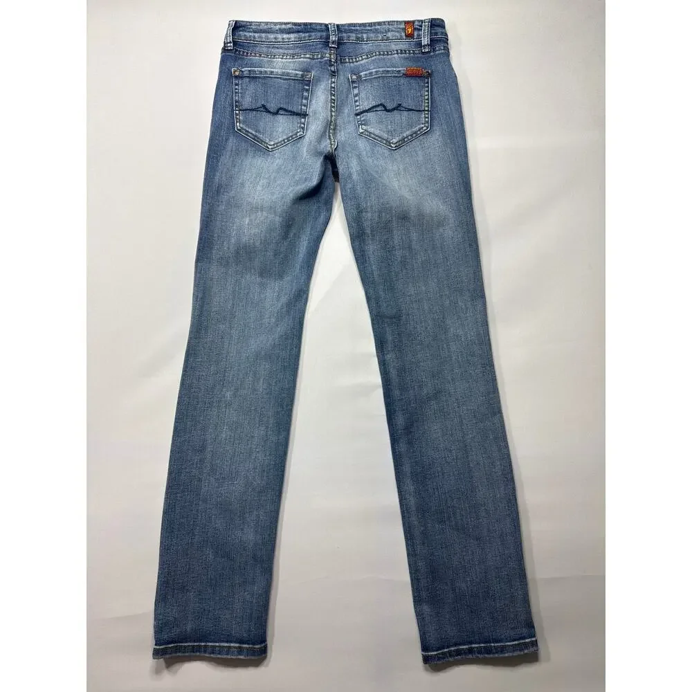 7 For All Mankind Youth Boys Slimmy‎ Straight Blue Jeans - Size 16 (29x30)